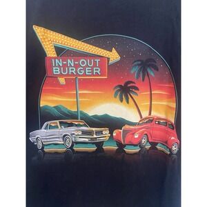 In-N-Out‎ Burger Black Nevada Tagless 100% Cotton Shirt With Graphic- Size XL